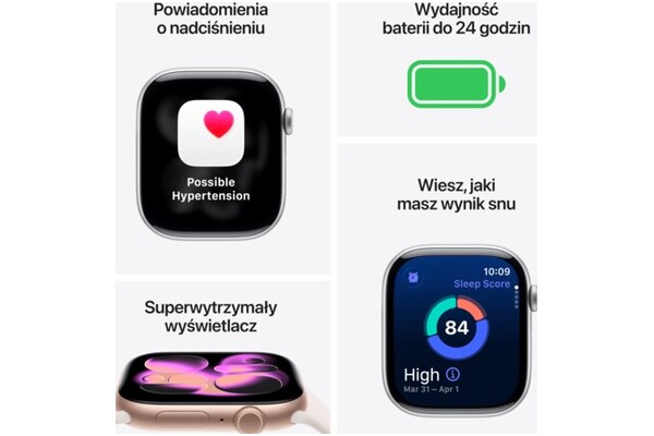 Smartwatch Apple Watch Series 11 Cellular czarny