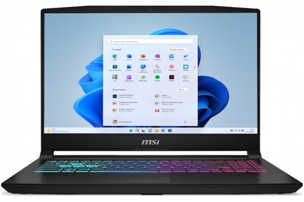 Laptop MSI Katana 15 15.6" Intel Core i7 14650HX Nvidia GeForce RTX 5060 32GB 512GB SSD Windows 11 Home czarny