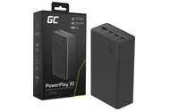 Powerbank Green Cell PowerPlay 30 30000mAh 22.5W czarny