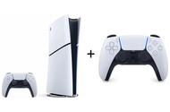 Konsola Sony PlayStation 5 Slim Digital 825GB biały + Astros Playroom + Kontroler PlayStation