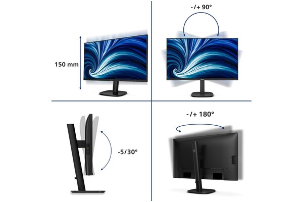 Monitor 27.0" Philips B-Line 27B2N3500J/00 czarny