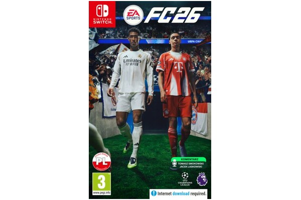 Konsola Nintendo Switch OLED niebiesko-czerwony + EA SPORTS FC 26 Gra NINTENDO SWITCH 2
