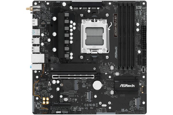 Płyta główna ASrock A620A Pro WiFi Socket AM5 AMD A620A DDR5 microATX