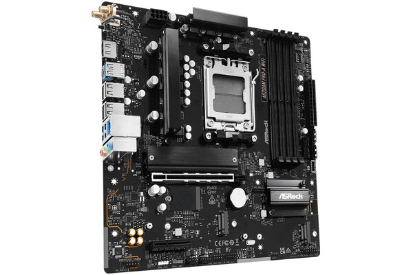 Płyta główna ASrock A620A Pro WiFi Socket AM5 AMD A620A DDR5 microATX