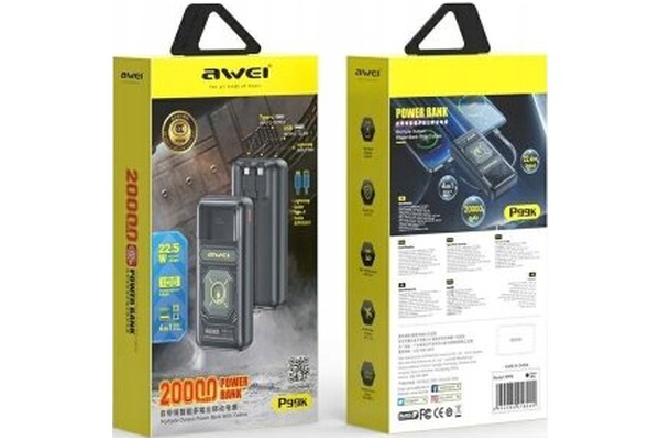 Powerbank Awei P99K 20000mAh czarny