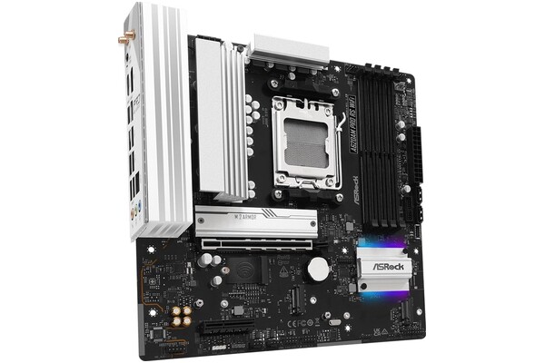 Płyta główna ASrock A620A Pro RS WiFi Socket AM5 AMD A620A DDR5 microATX