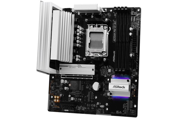 Płyta główna ASrock A620A Pro RS WiFi Socket AM5 AMD A620A DDR5 microATX