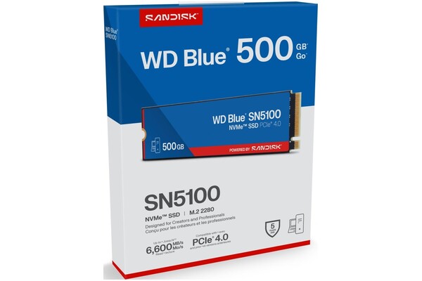 Dysk wewnętrzny SanDisk SN5100 SSD M.2 NVMe 500GB