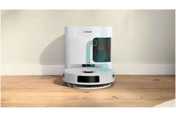 Odkurzacz Bosch BCRD1Wn robot sprzątający z pojemnikiem 65W biały