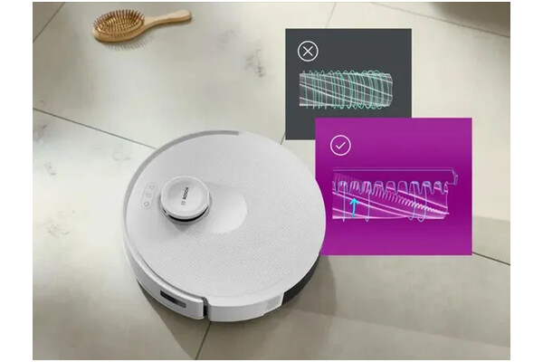 Odkurzacz Bosch BCRD1Wn robot sprzątający z pojemnikiem 65W biały
