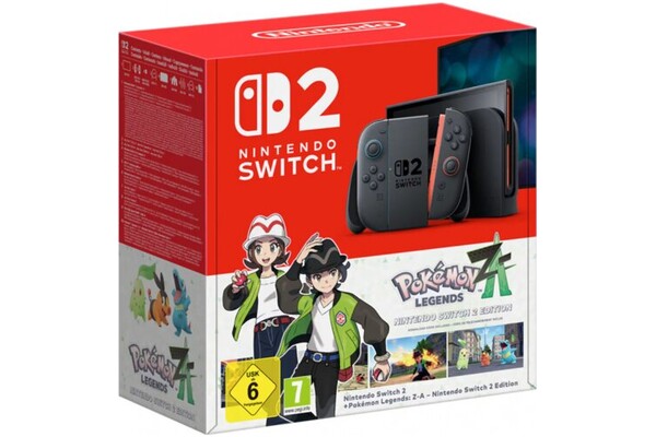 Konsola Nintendo Switch 2 czarny + Pokemon Legends Z-A DL