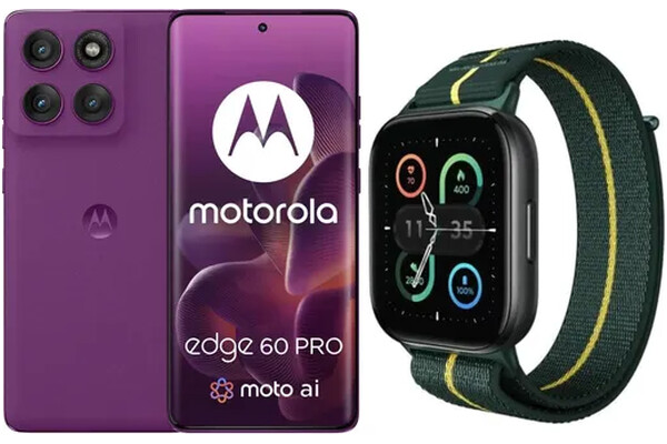 Smartfon Motorola moto edge 60 5G Sparkling Grape 6.70" 12.0GB/512.0GB
