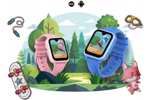 Smartwatch Garett Electronics Kids 1.78" różowy