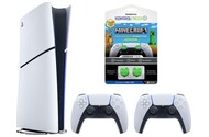 Konsola Sony PlayStation 5 Slim Digital 825GB czarno-biały + Astros Playroom + Kontroler PlayStation
