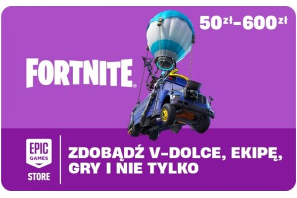 Karta podarunkowa Fortnite 50600 PLN PC