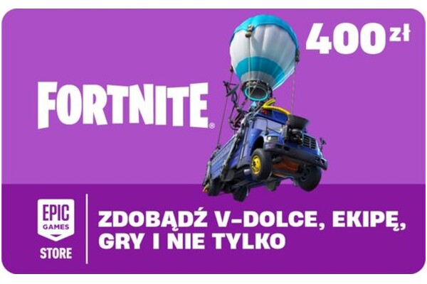 Karta podarunkowa Fortnite 400 PLN PC