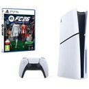 Konsola Sony PlayStation 5 Slim 1TB biało-czarny + EA Sports FC 26 + pad bezprzewodowy DualSense