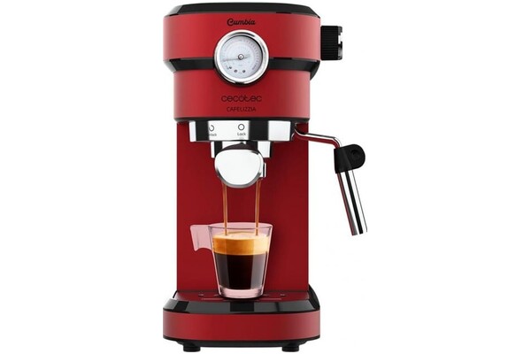 Ekspres Cecotec Cafelizzia 559 kolbowy czerwony