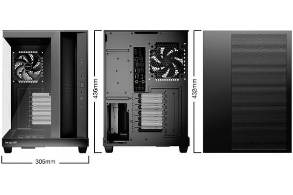 Obudowa PC be quiet! Base 500 Midi Tower czarny
