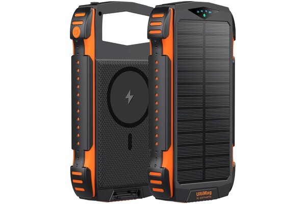 Powerbank 4SMARTS Rugged TitanPack UltiMag 20000mAh 15.0W czarno-pomarańczowy