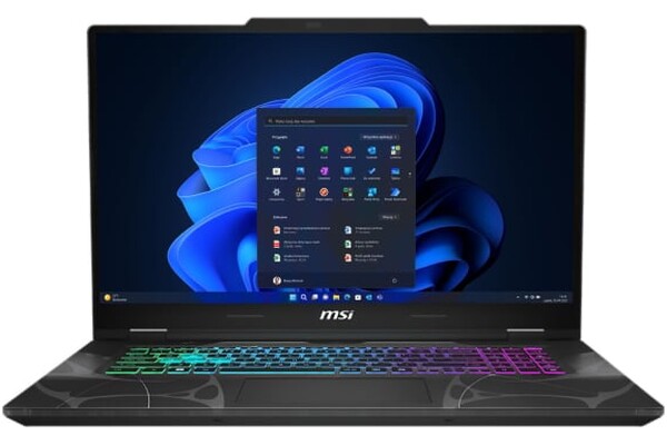 Laptop MSI Cyborg A17 17.3" AMD Ryzen 7 260 NVIDIA GeForce RTX 5050 32GB 2TB SSD M.2 Windows 11 Home czarny