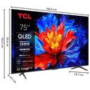 Telewizor TCL 75" 4K Ultra HD 75P89K