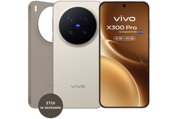Smartfon vivo X300 Pro 5G brązowy 6.78" 16.0GB/512.0GB