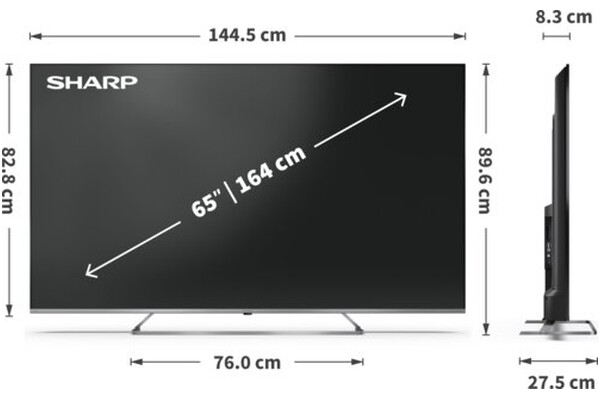 Telewizor Sharp 65JP7765E 65" 4K Ultra HD
