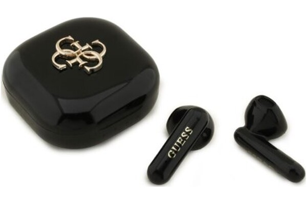 Słuchawki Guess 4G Metal Logo Douszne Przewodowe czarny
