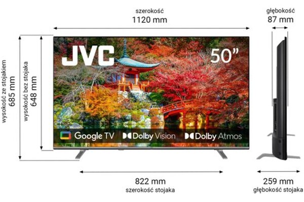Telewizor JVC LT50VG7500 50" 4K Ultra HD