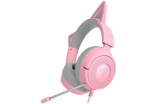 Słuchawki Razer Kraken KItty Edition X V3 Nauszne Przewodowe różowy