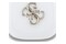 Słuchawki Guess 4G Metal Logo Douszne Przewodowe biały