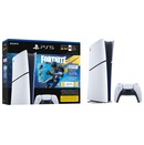 Konsola Sony PlayStation 5 Slim Digital biało-czarny + Astros Playroom|Fortnite Rozkwitający Chaos