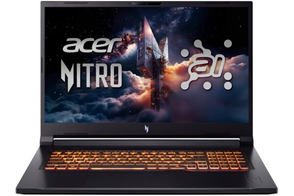 Laptop ACER Nitro V 17.3" AMD Ryzen AI 7 350 350 Nvidia GeForce RTX 5060 32GB 1TB SSD Windows 11 Professional czarny