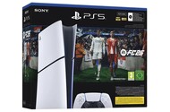 Konsola Sony PlayStation 5 Slim Digital 1TB biały + Astros Playroom, EA FC26