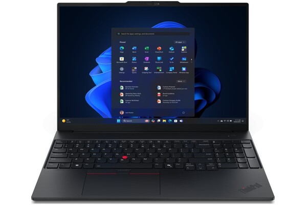 Laptop Lenovo ThinkPad E16 16.0" Intel Core Ultra 7 255H Intel Arc 140T 4GB 512GB SSD M.2 Windows 11 Professional czarny
