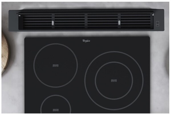 Okap kuchenny Blatowy Whirlpool WDO93FBK 86.0cm czarny