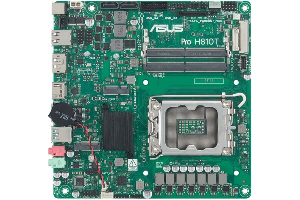 Płyta główna ASUS H810T Pro Socket 1851 Intel H810 DDR5 Mini-ITX