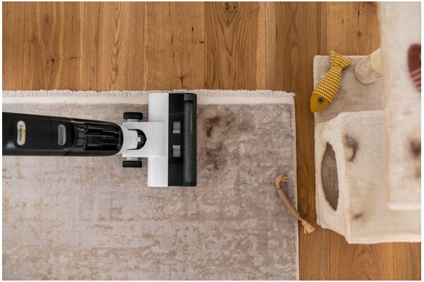 Odkurzacz Karcher FCV3 pionowy z pojemnikiem biały
