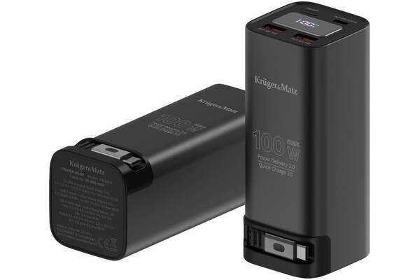Powerbank Kruger&Matz KM0915 20000mAh 100.0W czarny