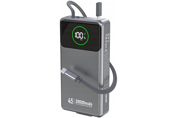 Powerbank Dudao K31 Pro 20000mAh 45.0W szary