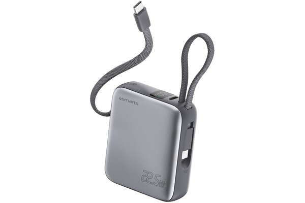 Powerbank 4SMARTS Pocket 10000mAh 22.5W szary
