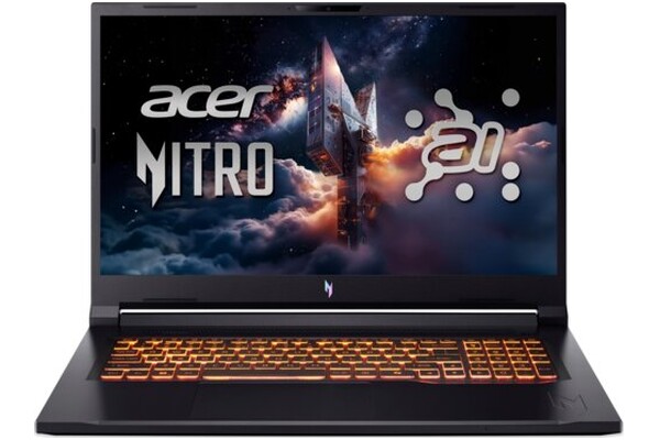 Laptop ACER Nitro V 17.3" AMD Ryzen AI 9 365 365 NVIDIA GeForce RTX 5070 32GB 1TB SSD Windows 11 Professional czarny