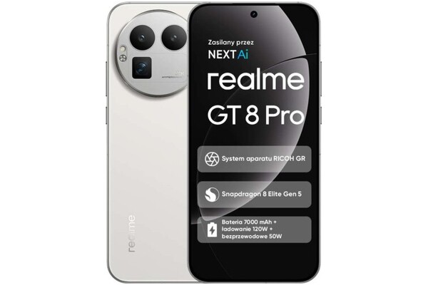 Smartfon realme GT 8 Pro 5G biały 6.79" 12.0GB/256.0GB