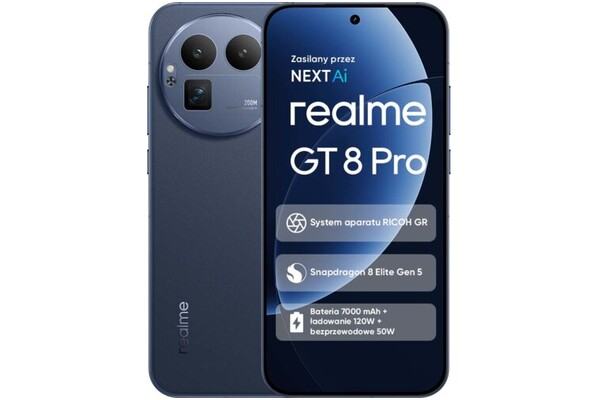 Smartfon realme GT 8 Pro 5G niebieski 6.79" 16.0GB/512.0GB