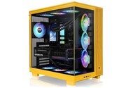 Obudowa PC Thermaltake 38 View TG Midi Tower żółty