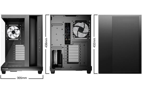 Obudowa PC be quiet! Base 500 Midi Tower czarny