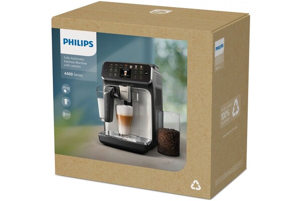 Ekspres Philips LatteGo EP4446/70 automatyczny czarny