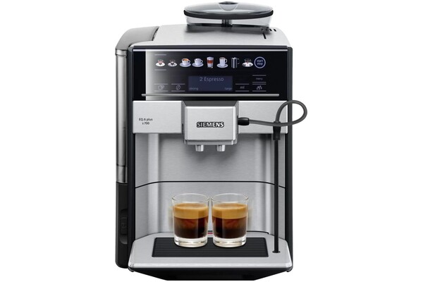 Ekspres Siemens EQ.6 Plus S700 TE657313RW automatyczny czarno-srebrny