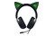 Słuchawki Razer Kraken KItty Edition X V3 Nauszne Przewodowe czarno-zielony